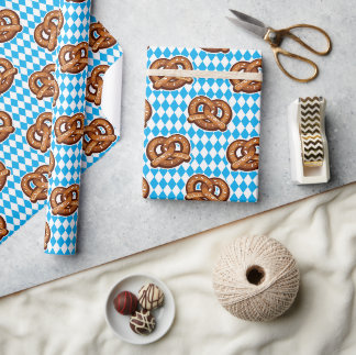 Papel De Regalo Pretzels de Oktoberfest alemanes