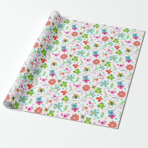 Papel De Regalo Primavera en el jardín