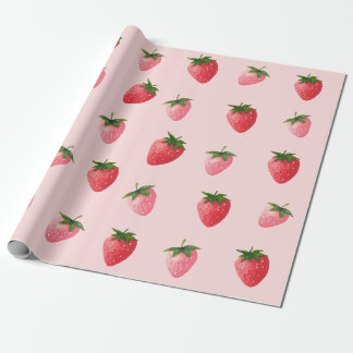 Papel De Regalo Primer cumpleaños de fresa Berry