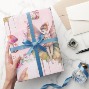 Papel De Regalo Primer cumpleaños del primer Chica de productos lá