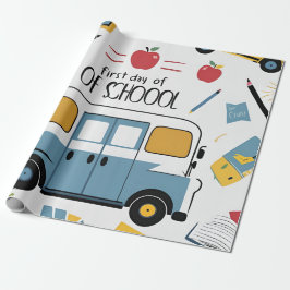 Papel De Regalo Primer día de clase Poster de lápiz