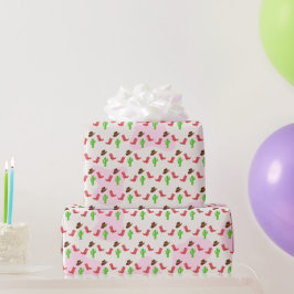 Papel De Regalo Primera chica rodeo cumpleaños 1
