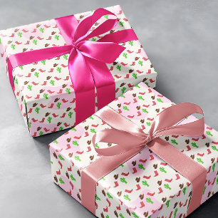 Papel De Regalo Primera chica rodeo cumpleaños 1
