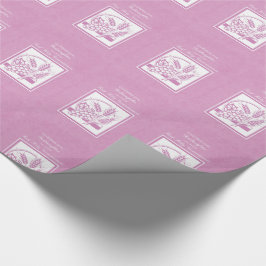 Papel De Regalo Primera Comunión de la ahijada, Rosa