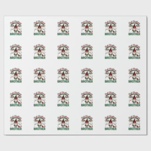 Papel De Regalo Primera Navidad como hermano gnomo trineo de renos