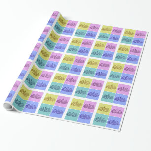Papel De Regalo Princess Tiaras