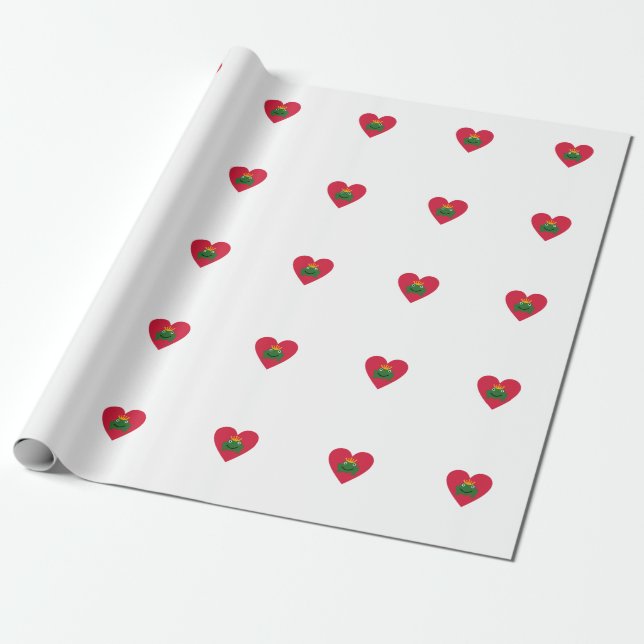 Papel De Regalo Príncipe de la rana (Desenrollado)