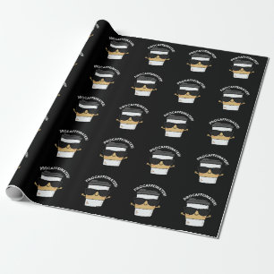 Papel De Regalo Procaffeinator Funny Caffeine Coffee Pun Dark BG