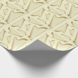 Papel De Regalo Profesor de Música Harp