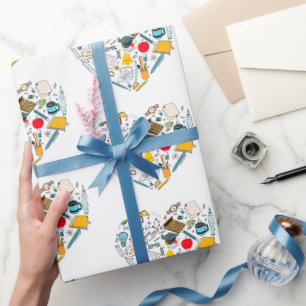 Papel De Regalo Profesor instructor Profesor de herramientas Coraz