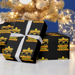 Papel De Regalo Profesor Nacho Promedio Coincidencia Cinco De Mayo