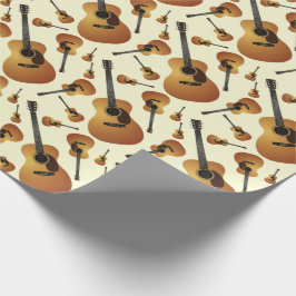Papel De Regalo Profesora de Música de Guitarra Acústica