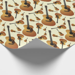 Papel De Regalo Profesora de Música de Guitarra Acústica