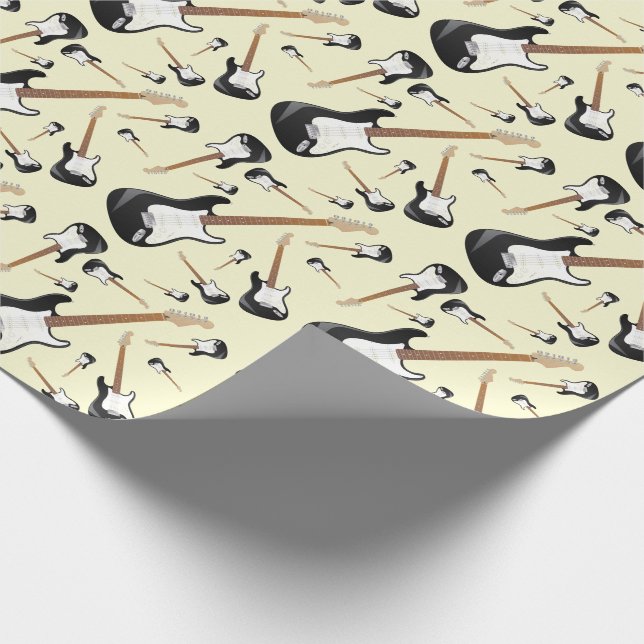 Papel De Regalo Profesora de Música de Guitarra Eléctrica (Esquina)