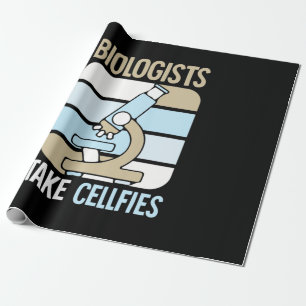 Papel De Regalo Profesora de Regalos Los biólogos toman celulare