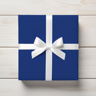 Papel De Regalo Profundo denim Royal Blue Solid