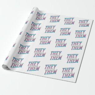 Papel De Regalo Pronombres Trans Ellos Ellas