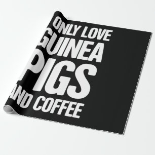 Papel De Regalo Propietario de cerdo guineano mascota