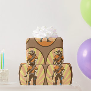 Papel De Regalo Prospector Miner