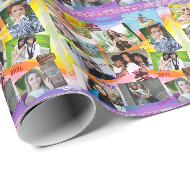 Papel De Regalo Psicodelic Photo Gift Wrap HAMbWG (Esquina del rollo)