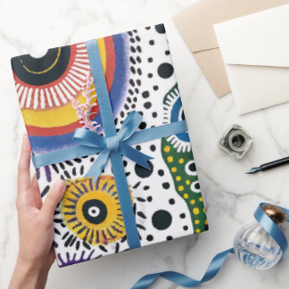 Papel de Regalo Psicodélico Efecto Caleidoscopio