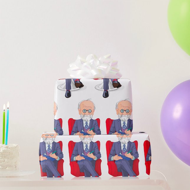 Papel De Regalo Psicólogo en traje con tablilla de Notepad (Subido por el creador)