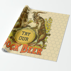 Papel De Regalo Publicidad de la cerveza de cabra