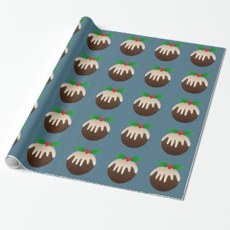 Papel De Regalo Pudín de ciruelo del navidad