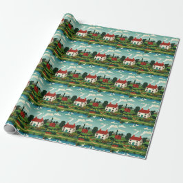 Papel De Regalo Pueblo rural