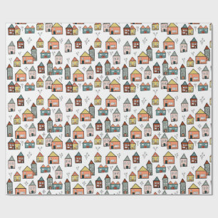 Papel De Regalo pueblo vintage