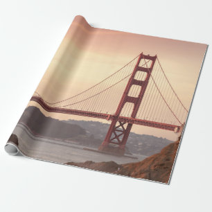 Papel De Regalo Puente icónico Puerta Dorada San Francisco Califo
