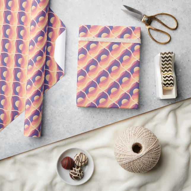 Papel De Regalo Puesta de sol boho (Artesanía)