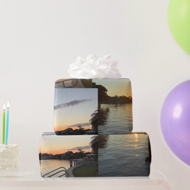 Papel De Regalo Puestas de sol en Florida  (Regalos de fiesta)