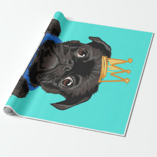 Papel De Regalo Pug I Gobierna El Regalo Mundial, Gracioso Regalo