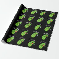Puke-cumber Funny Cucumber Pun Dark BG