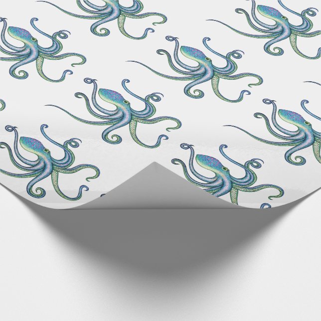 Papel De Regalo Pulpo (Esquina)