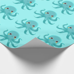 Papel De Regalo Pulpo Bebé Adorable