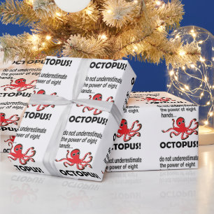 Papel De Regalo Pulpo Divertido