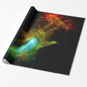 Papel De Regalo Pulsar B1509 - Nebulosa de Rayos X Mano de Dios Fo
