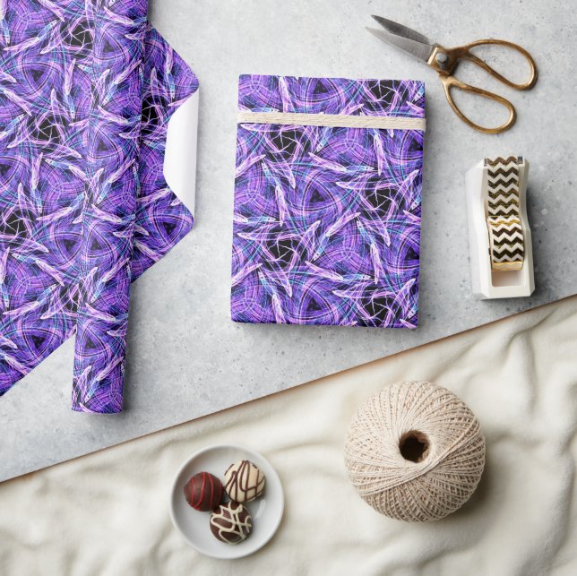 Papel De Regalo Pulso Violeta (Artesanía)