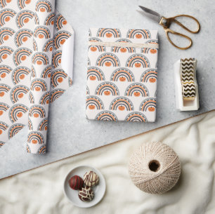 Papel De Regalo Pumpkin Boho Rainbow Halloween Baby Shower