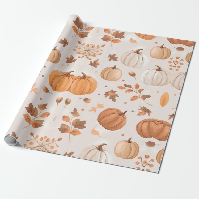 PAPEL DE REGALO PUMPKINS (Desenrollado)