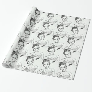 Papel De Regalo punk chica...solo soy un ídolo chica americano