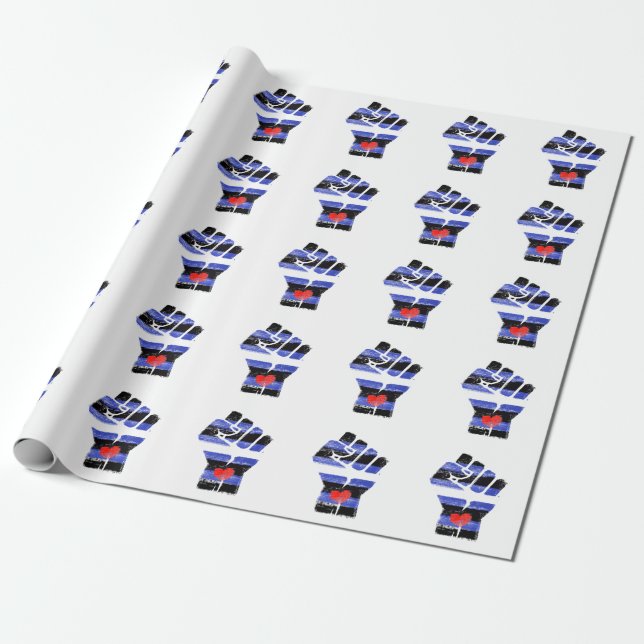 PAPEL DE REGALO PUÑO DE CUERO RESISTE (Desenrollado)