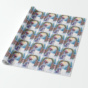 Papel De Regalo Punta de flecha alemana corta con sombrero de Sant