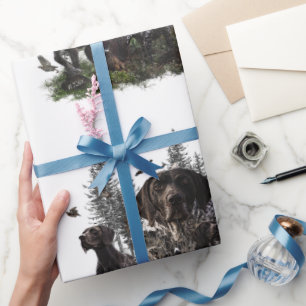 Papel De Regalo Puntero de Shorthtransmitió alemán