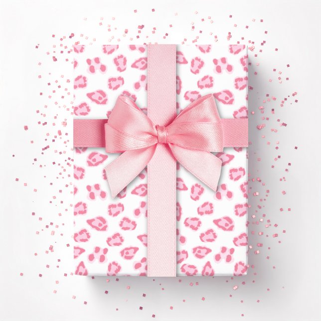 Papel De Regalo Punto de Leopardo en Rosa (Subido por el creador)