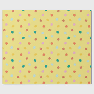 Papel De Regalo Punto de polka orgánica retro inspirado por manant