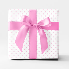 Papel De Regalo Punto pequeño rosa pastel