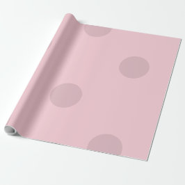 Papel De Regalo Punto Polka Rubor Rosa